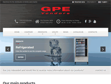 Tablet Screenshot of gpevendors.com